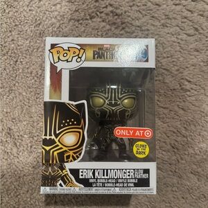 Funko Pop! Erik Killmonger Glow Panther Figure - Target Exclusive